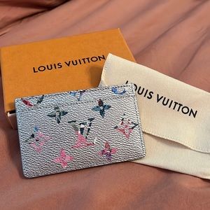 Louis Vuitton garden collection card holder *limited edition*